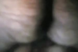 Two huge and thick dongs fucked her butt aperture and her muff