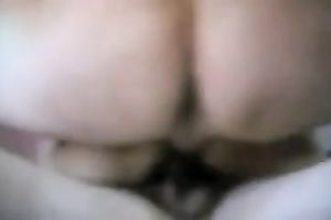 Two huge and thick dongs fucked her butt aperture and her muff