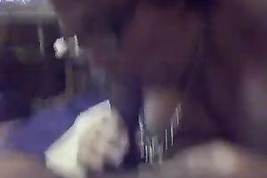 Obese aged brunette enjoys engulfing my pecker in POV movie