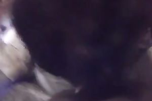 Obese aged brunette enjoys engulfing my pecker in POV movie