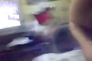 Obese aged brunette enjoys engulfing my pecker in POV movie