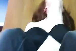 Trashy secretary is actually into having sex in missionary position