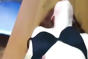 Trashy secretary is actually into having sex in missionary position