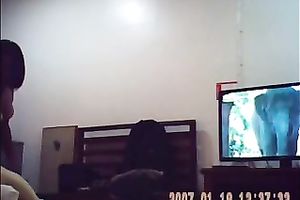 Ebony bitch sucks my prick and jumps on it ardently