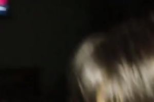 Ebony mother I'd like to fuck sucks my chocolate jock with all the excitement this babe has