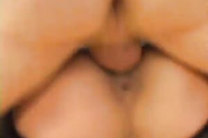 Flirty charmer with a luscious bottom can't live without missionary position