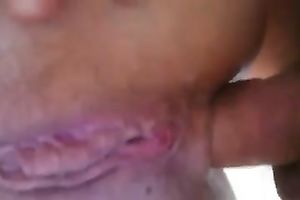 Brunette floozy groans loudly during the time that getting her butt banged