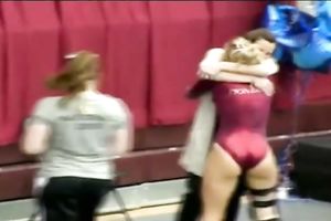 This hot gymnast can tempt any stud this babe loves with her large butt