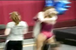 This hot gymnast can tempt any stud this babe loves with her large butt