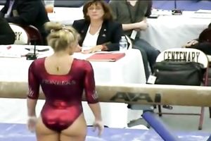 This hot gymnast can tempt any stud this babe loves with her large butt