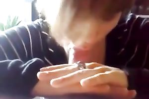 Petite college girlfriend gives me carnal oral stimulation in the afternoon