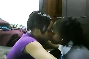 Me and my lesbian GF have a fun making out in front of a cam