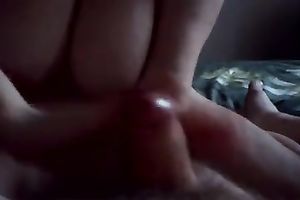 My glamorous GF with big love bubbles knows how to give astonishing cook jerking