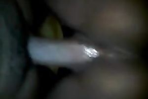 Big dark shlong goes in the slit of my wife's ally