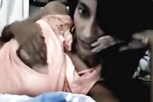 Webcam solo with an Indian sweetheart flashing her milk shakes