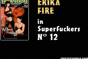 Super spoiled redhead takes on 2 hard ramrods at one time