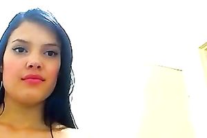 Mind-blowing girls pose exposed in front of the camera