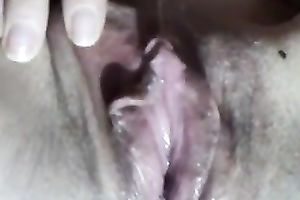 Close up solo movie with my white wife fingering her hairless juicy muff