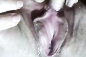 Close up solo movie with my white wife fingering her hairless juicy muff