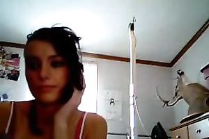 Fingering and toying my cum-hole during a intimate livecam show
