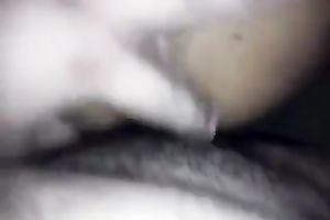 My raunchy looking GF likes when I fuck her chocolate hole from behind