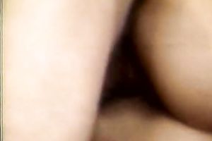 Busty brunette hair maid is used from front and rear by 2 chaps