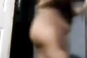 Dark skin big beautiful woman white lady on livecam bows over to flash her dirty love tunnel