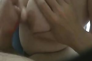 Awesome white moist hooters of my hot milf horny white wife