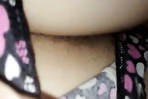 Stuffing my cock in the bushy twat of my milf horny white wife