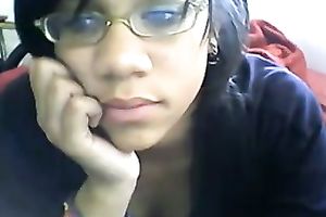 Playful camwhore strips exposed and masturbates for me on livecam