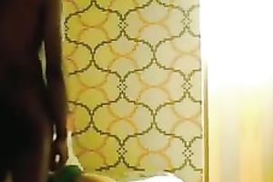 With my white perverted lover in a hotel room where I drilled her hard