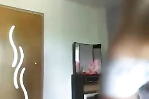 Busty dark haired princess gives me undress dance on web camera