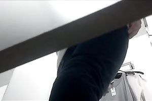 Girl with precious butt takes her shirt off in front of hidden livecam