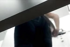 Girl with precious butt takes her shirt off in front of hidden livecam