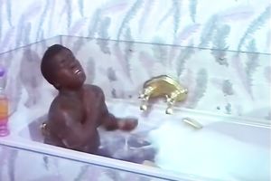 Provocative lesbo MILFs fuck in front of black skinned dark fellow