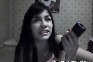 Cute and breasty lalin girl legal age teenager chats with her boyfriend on livecam