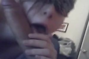POV episode with a blindfolded legal age teenager licking and engulfing my schlong