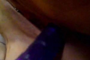 Kinky closeup movie of my hawt Latina gf petting her muff with marital-device