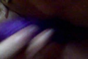 Kinky closeup movie of my hawt Latina gf petting her muff with marital-device