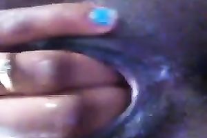 Delicious loose brown wet crack shown on cam closeup