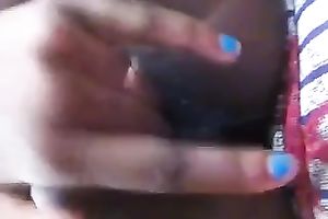 Delicious loose brown wet crack shown on cam closeup