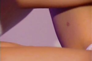 Two lusty lesbo babes with hawt bodies make love