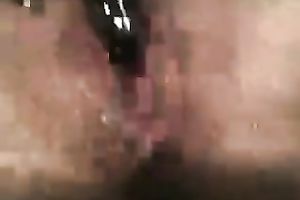 My favourite place to play with my cum-hole is at home