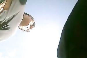 Taking upskirt movie scenes is not as facile as u might think