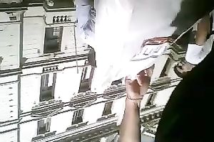 Taking upskirt movie scenes is not as facile as u might think