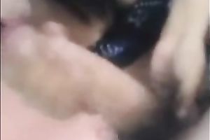 My Mexican GF sucks my weiner after jumping on it ardently