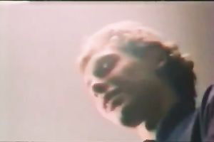 Busty light-haired sweetheart is used from front and rear by two rods