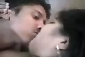 Lascivious Indian girlfriend doesn't mind having sex on webcam