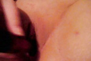 Hot closeup homemade episode of my corpulent doxy playing with dildo