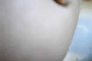 I screwed her in the missionary position after this babe hairless her vagina